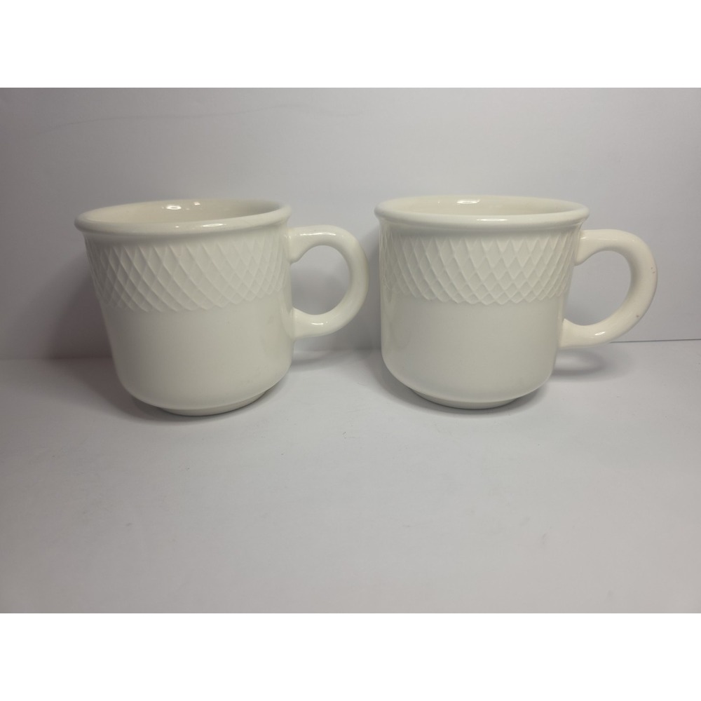2x Windsor Browne WIB11 (1) 3 1/8" Coffee Mug Cups Made In Italy Vintage
